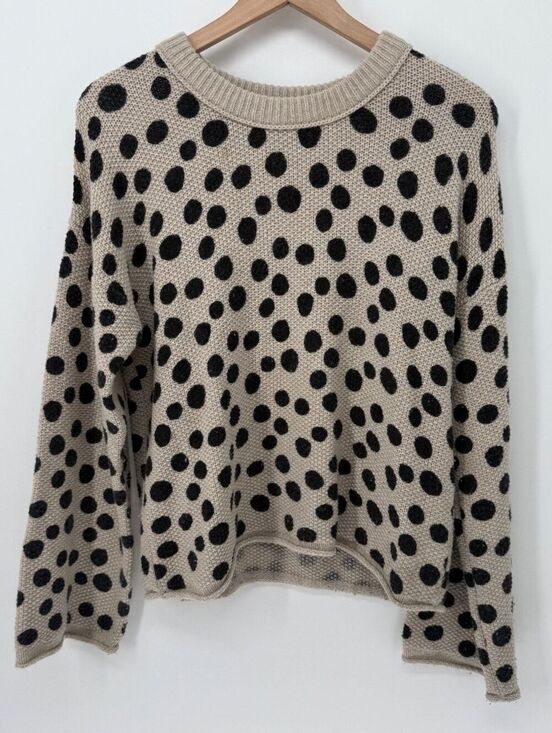 Madewell Sweaters - Madewell Polka Dot Knit Sweater | Women's Small | Pre-Loved
